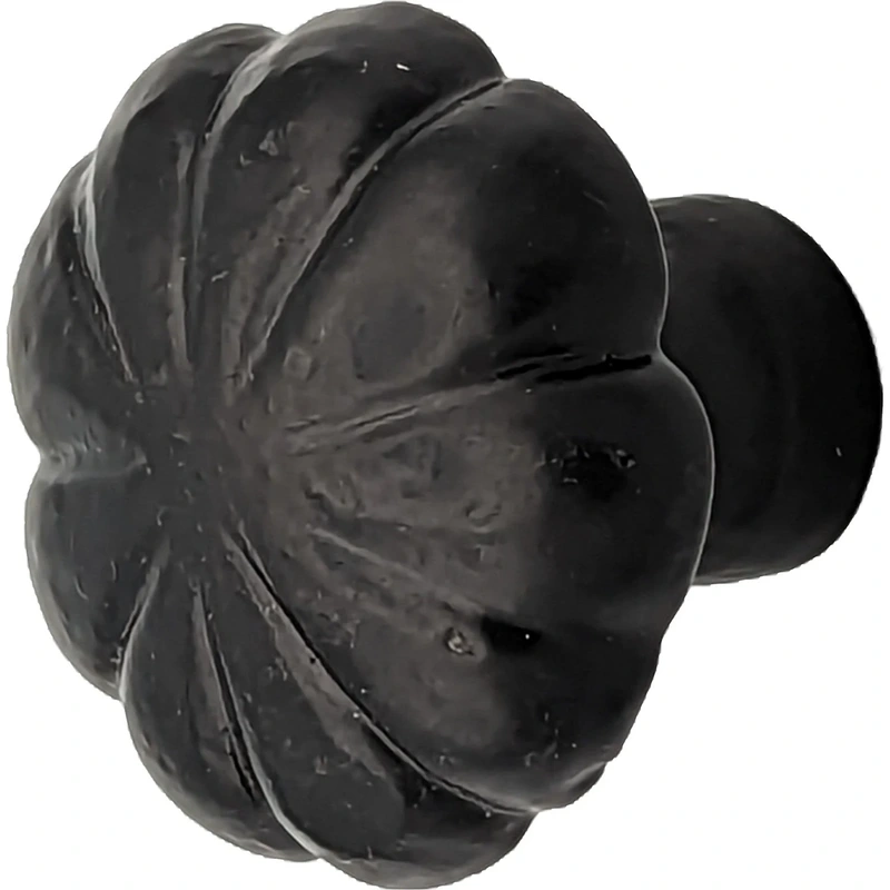 1 1/2 Inch Iron Scalloped Cabinet Knob