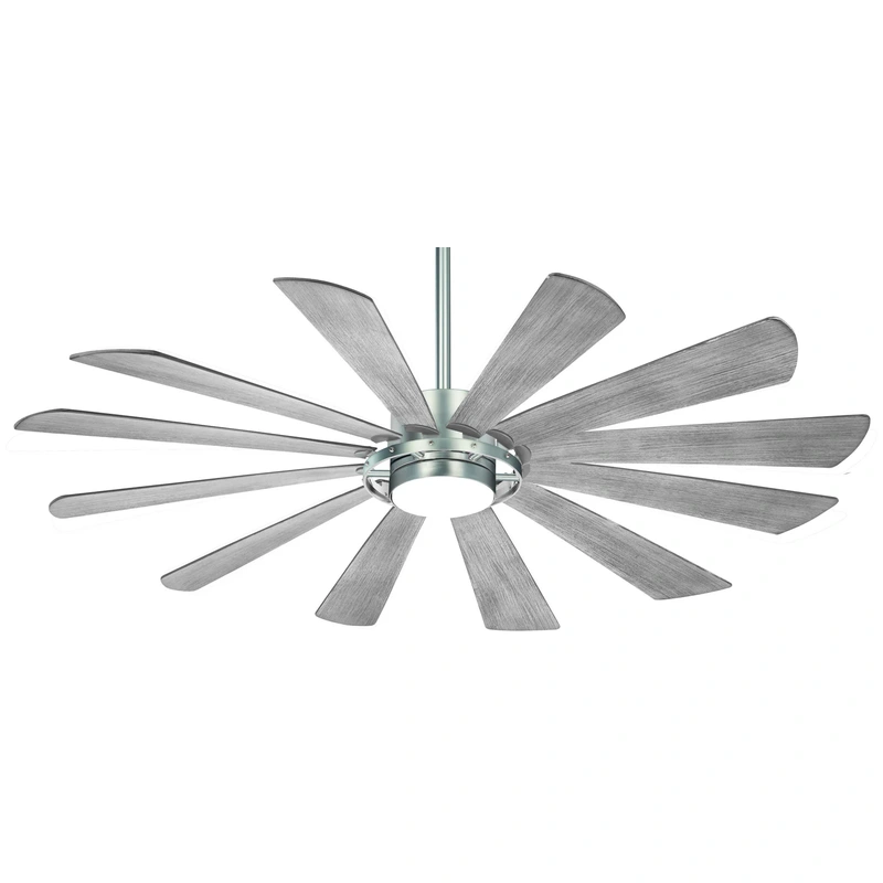 12-blade Windmolen 65″ Ceiling Fan by Minka Aire (Wet Rated)