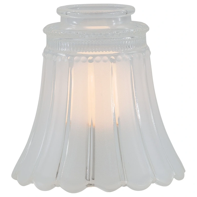 2 1/4″ Glass Shade from the Minka Aire Collection in Frosted/Clear Finish by Minka Aire