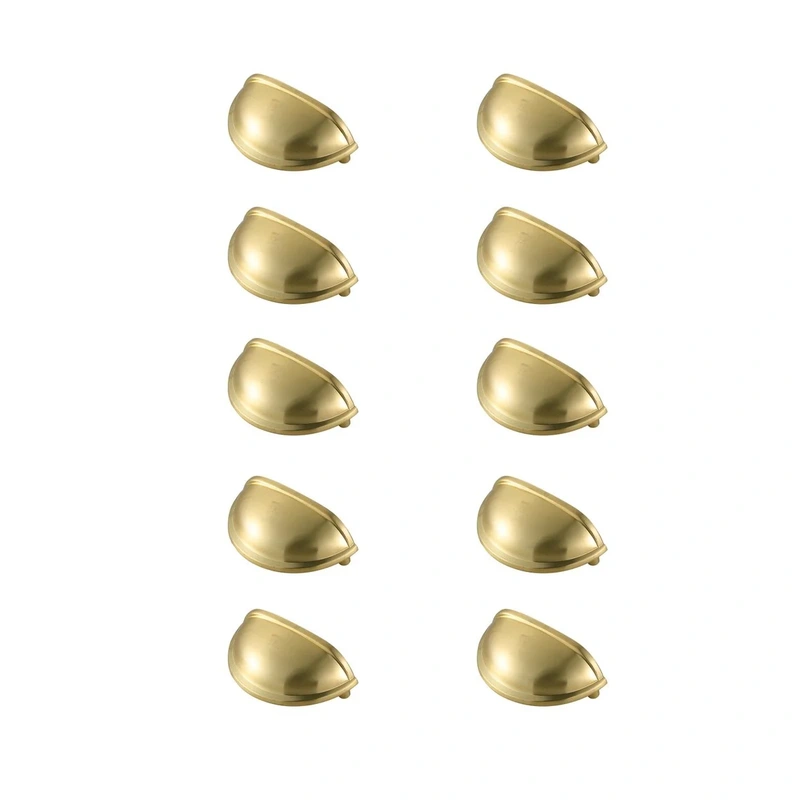 Bar Pull Multipack (set of 10) from the Atticus Collection in Brushed Gold Finish by Elegant Lighting