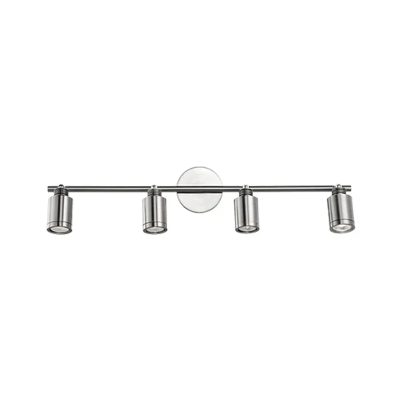 Four Light Fixed Track from the Belfast Collection in Brushed Nickel Finish by Kuzco Lighting